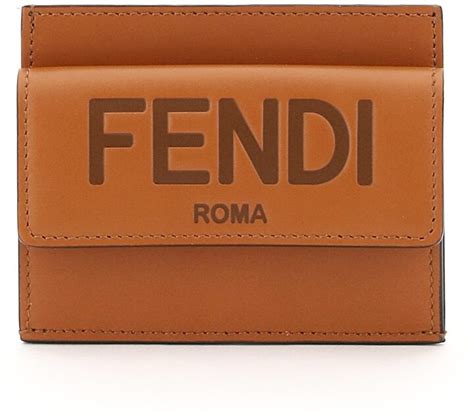 fendi zipped card holder|fendi card holder shopstyle.